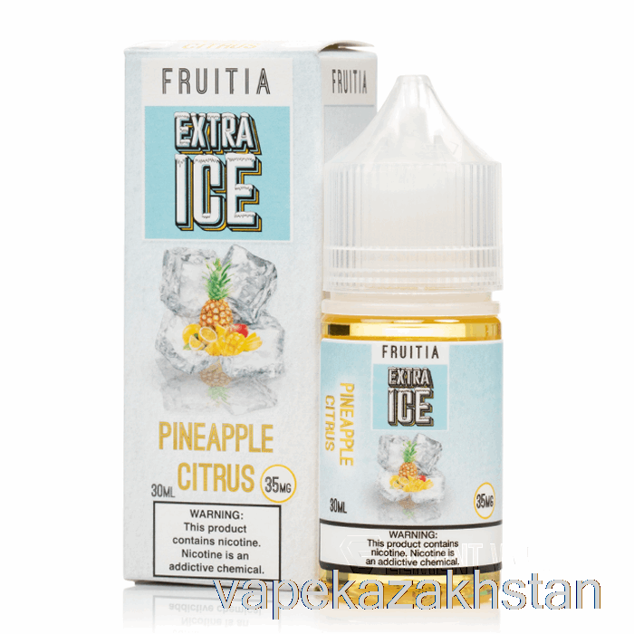 Vape Disposable Pineapple Citrus - Extra Ice - Fruitia Salts - 30mL 50mg